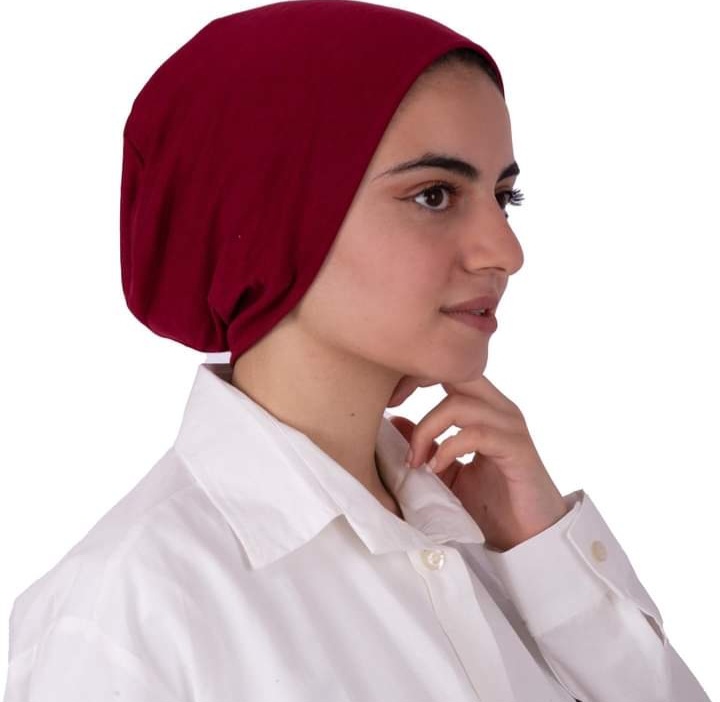 Dark Red  inner cap without sewing