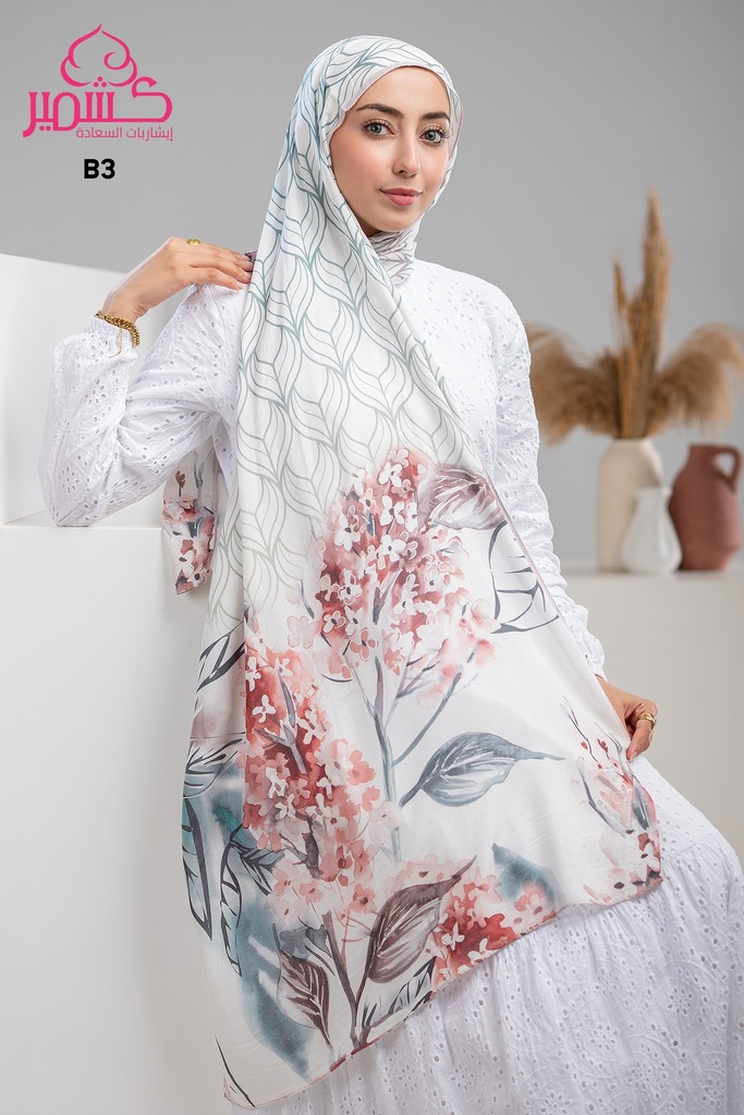 Printed Modal Scarf  B3