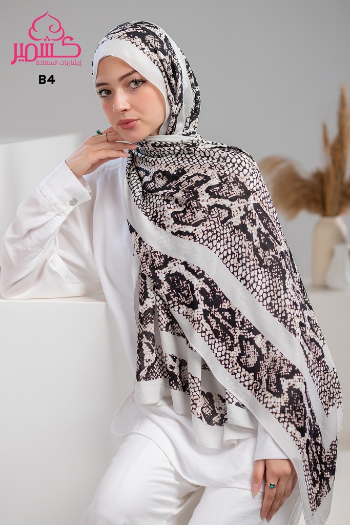 Printed Modal Scarf  B4