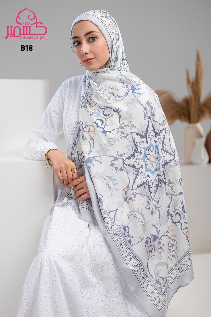 Printed Modal Scarf  B18