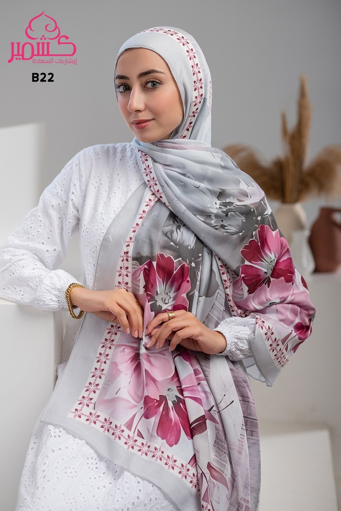 Printed Modal Scarf  B22