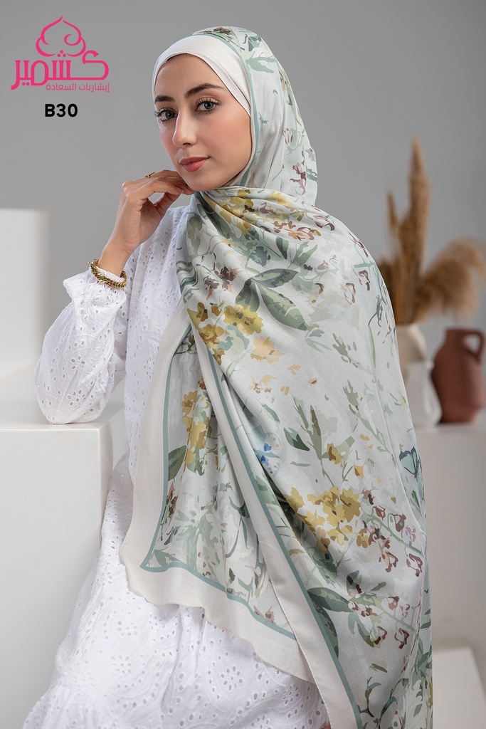 Printed Modal Scarf  B30