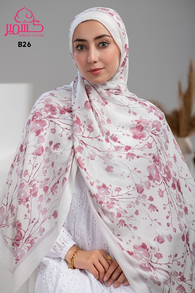 Printed Modal Scarf   B26