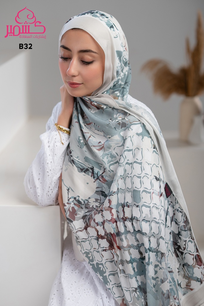Printed Modal Scarf  B32